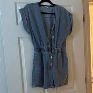 Gilli Blue Denim Jumpsuit